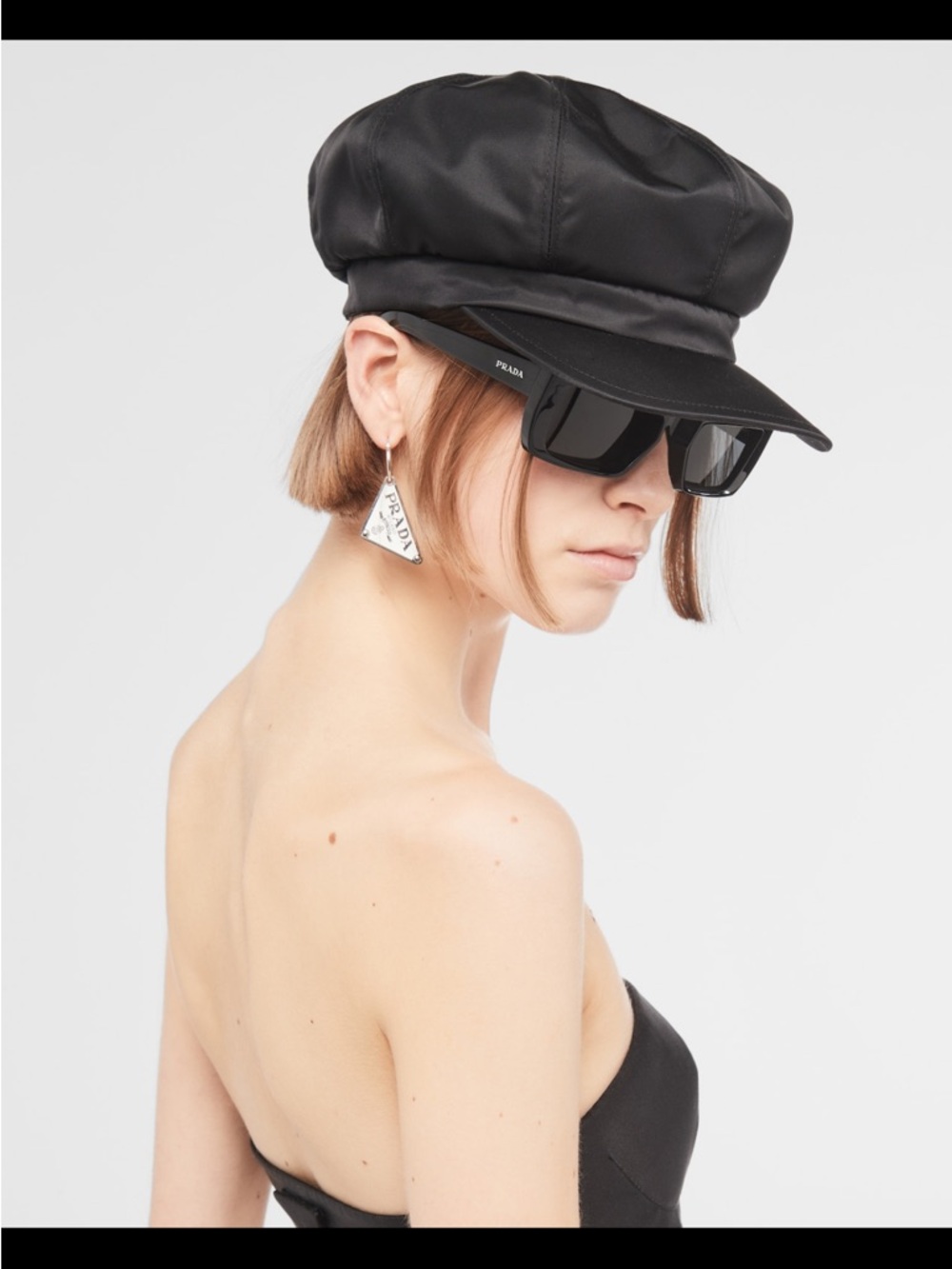Prada Re-Nylon Newsboy Cap ! Brand new with tags ! Stunning piece !